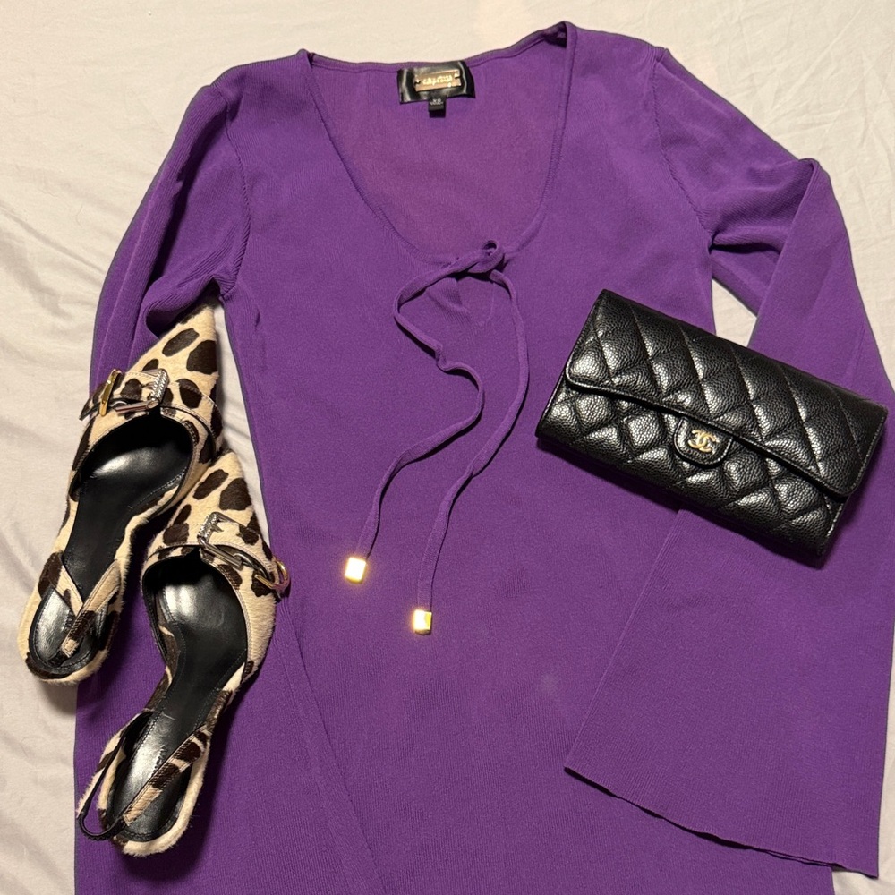Alexia Admor Purple Knit dress.